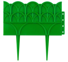GRINDA 14 х 310 см, зеленый, декоративный бордюр для цветников (422223-G)