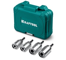 KRAFTOOL STUD DRIVER, 4 шт, М6, М8, М10, М12, набор ударных шпильковертов (26199)