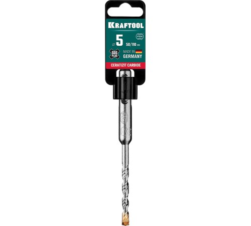 KRAFTOOL Ceratizit Carbide, 5 х 110 мм, SDS-plus бур (29320-110-05)