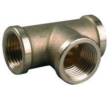 GENERAL FITTINGS внутренняя резьба 1″, латунь, тройник (51055-1)