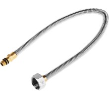 ЗУБР 1/2″, 0.4 м, гайка-штуцер, сильфонная подводка для смесителей с укороченным штуцером (51012-040)