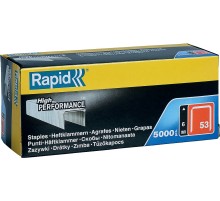 RAPID узкие, тип 53, 6 мм, 5000 шт, супертвердые профессиональные скобы (11856250)