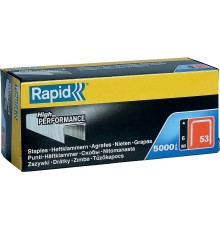 RAPID узкие, тип 53, 6 мм, 5000 шт, супертвердые профессиональные скобы (11856250)