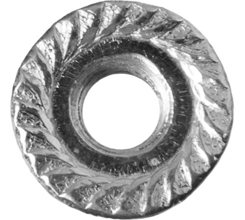 ЗУБР DIN 6923, кл. пр. 6, M4, цинк, 5 кг, гайка с фланцем (303630-04)