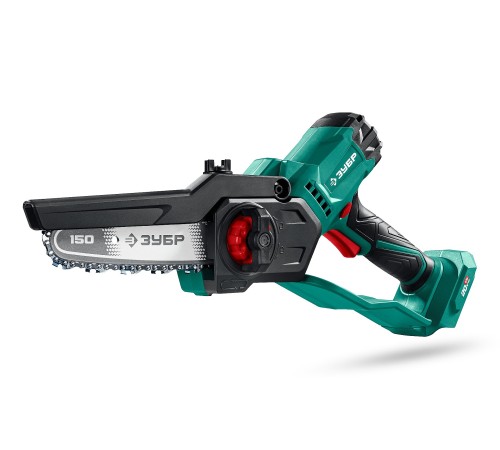 ЗУБР 20 В, 150 мм шина, без АКБ (LMS), мини-пила цепная аккумуляторная (ПЦБ-2015)