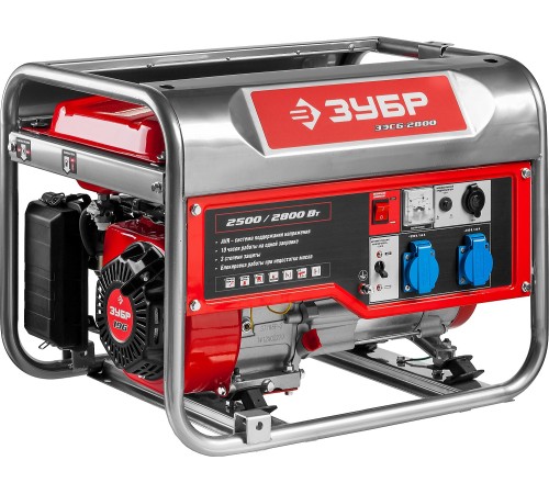 Бензиновый генератор, 2800 Вт, ЗУБР