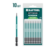 KRAFTOOL OPTIMUM TX 8, 100 мм, 10 шт, биты (26126-8-100-S10)