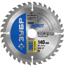 ЗУБР Чисторез, 140 x 20 мм, 36Т, пильный диск по дереву, Профессионал (36905-140-20-36)