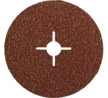 Круг шлифовальный ЗУБР ″ПРОФИ″ фибровый, для УШМ, P24, 150х22мм, 5 листов