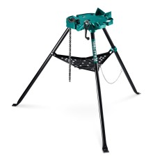 KRAFTOOL TRIBENCH, 1/8″-6″, цепные трубные тиски на треноге (32613-6)