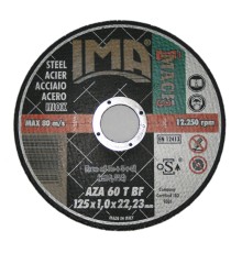 Абразивный отрезной круг IMA METAL/INOX 125х1,0х22,23мм AZA60T