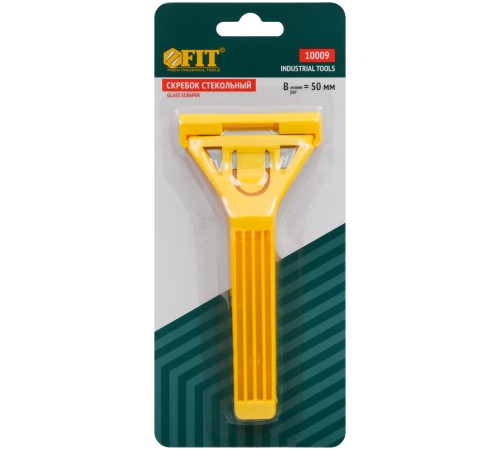 Скребок стекольный пластиковый, ширина лезвия 50 мм FIT IT Скребок стекольный пластиковый, ширина лезвия 50 мм FIT IT