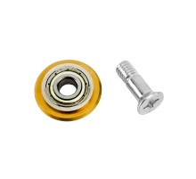 Ролик режущий с подшипником для плиткореза, 22х6х6мм, TiN Denzel