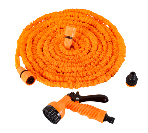 Набор для полива с растягивающимся шлангом 15м Вихрь Набор для полива с растягивающимся шлангом 15м Вихрь