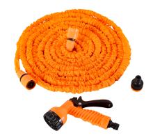 Набор для полива с растягивающимся шлангом 15м Вихрь