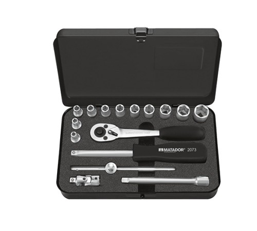 Наборы головок Matador 2115 6,3 (1/4")