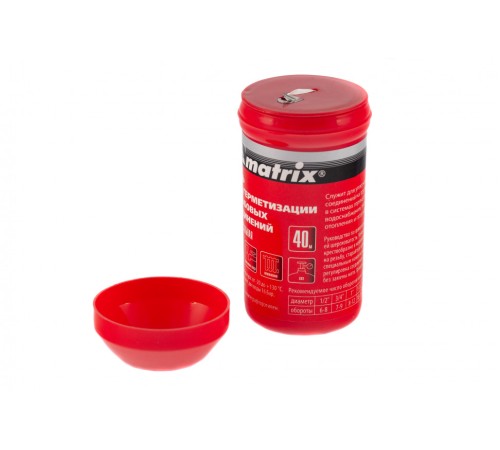 Нить для герметизации резьбовых соединений, универсальная, 80 м Matrix Нить для герметизации резьбовых соединений, универсальная, 80 м Matrix