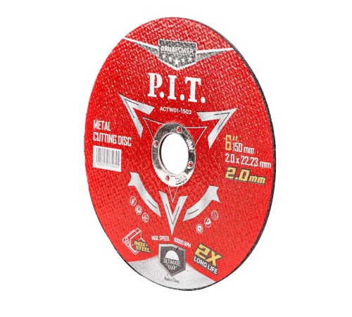 Диск отрезной по металлу P.I.T. ACTW01-1503