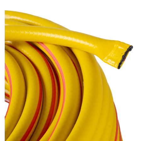 Шланг поливочный ПВХ, трёхслойный усиленный, 1/2, 50м Вихрь