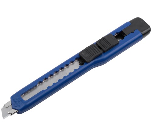 Нож технический  9 мм усиленный пластиковый FIT DIY