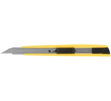 Нож технический  9 мм усиленный пластиковый FIT DIY