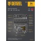 Набор инструментов, 1/2", 1/4", CrV, S2, пластиковый кейс, 94 предмета Denzel