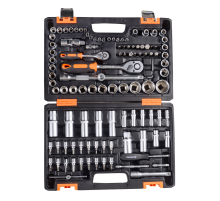 Набор инструментов, 1/2", 1/4", CrV, в кейсе 108 предметов Вихрь