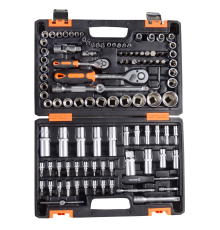 Набор инструментов, 1/2", 1/4", CrV, в кейсе 108 предметов Вихрь