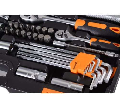 Набор инструментов, 1/2", 1/4", CrV, в кейсе 151 предмет Вихрь
