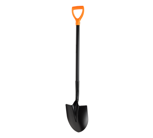 Штыковая лопата Вихрь с изогнутой тулейкой, металлический черенок