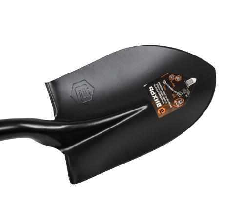 Штыковая лопата Вихрь с изогнутой тулейкой, металлический черенок Штыковая лопата Вихрь с изогнутой тулейкой, металлический черенок