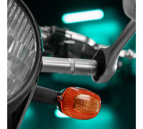 Головка торцевая удлиненная, 15 мм, шестигранная, CrV, под квадрат 1/2 Stels