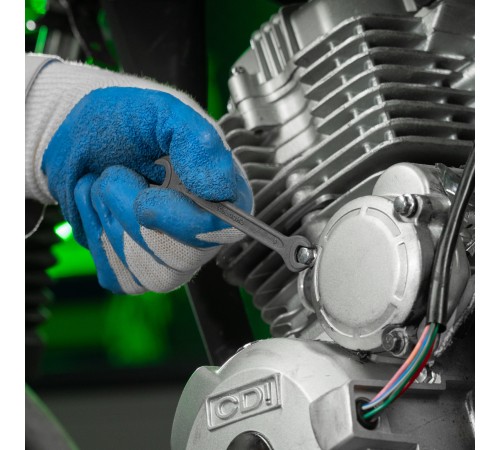 Набор ключей рожковых, 6-32 мм, 10 шт, CrV, фосфатированные, ГОСТ 2839 Сибртех