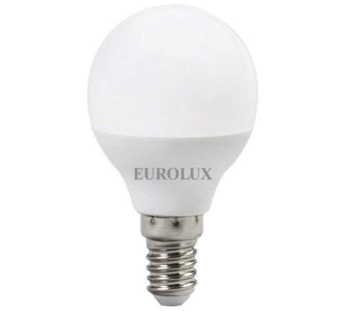 Лампа светодиодная EUROLUX LL-E-G45-7W-230-2,7K-E14 Лампа светодиодная EUROLUX LL-E-G45-7W-230-2,7K-E14