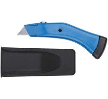 Нож для напольных покрытий усиленный "Дельфин" Профи, серый (в чехле) FIT IT