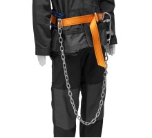 Удерживающая привязь УП I, безлямочная, строп из стальной цепи модель Г Сибртех