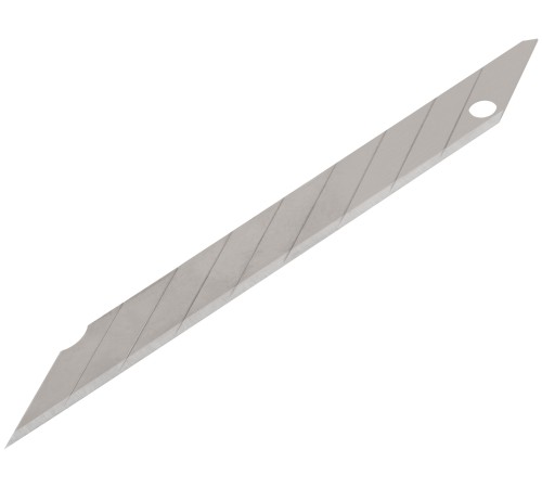 Лезвия для ножа технического 9 мм, 9 сегментов, угол 30 градусов (10 шт.) FIT DIY Лезвия для ножа технического 9 мм, 9 сегментов, угол 30 градусов (10 шт.) FIT DIY