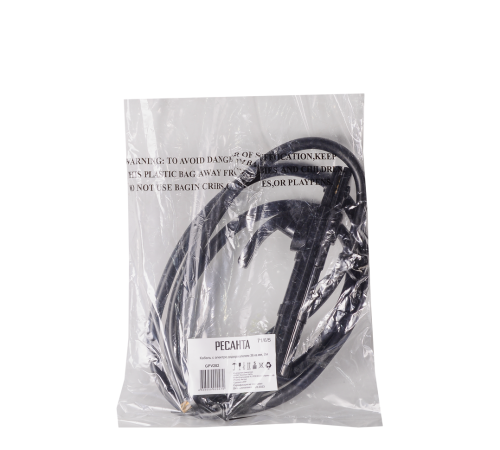 Кабель с электрододержателем Ресанта 36 кв.мм, 2м Кабель с электрододержателем Ресанта 36 кв.мм, 2м