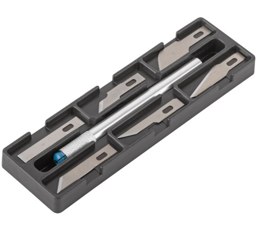 Нож макетный c 6 лезвиями КУРС