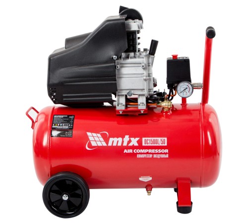 Компрессор воздушный DC1500L/50, 1,5 кВт, 50 л, 210 л/мин MTX