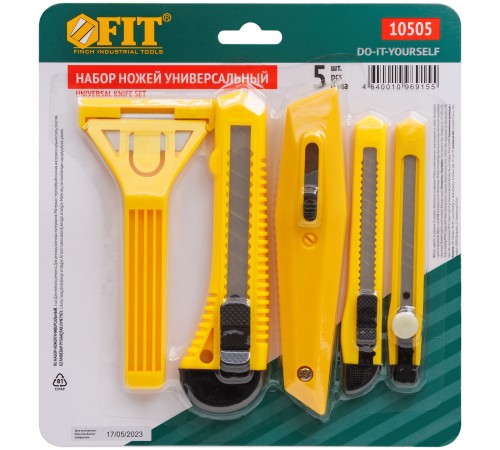 Ножи и скребки, набор 5 шт. FIT DIY Ножи и скребки, набор 5 шт. FIT DIY