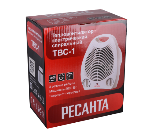 Тепловентилятор РЕСАНТА ТВС-1