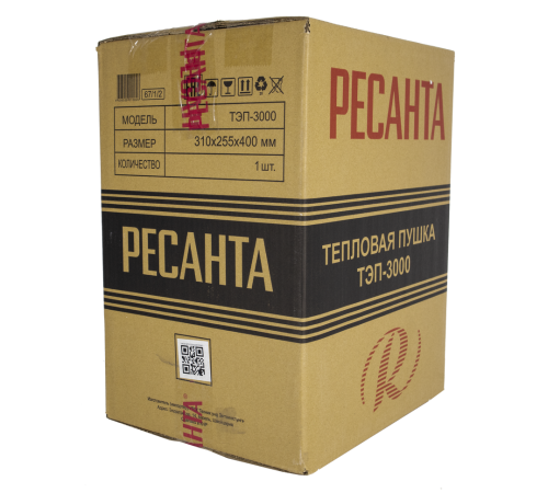 Электрическая тепловая пушка РЕСАНТА ТЭП-3000 Электрическая тепловая пушка РЕСАНТА ТЭП-3000
