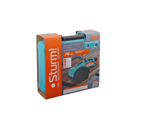 Аккумуляторная УШМ Sturm! CAG1276C 1BatterySystem12V Аккумуляторная УШМ Sturm! CAG1276C 1BatterySystem12V