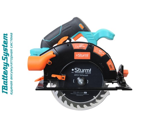 Аккумуляторная циркулярная пила Sturm! CCS1867BL 1BatterySystem Аккумуляторная циркулярная пила Sturm! CCS1867BL 1BatterySystem
