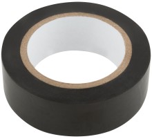 Изолента ПВХ самозатухающая 19 мм х 0,13 мм х 10 м ( черная ) FIT IT