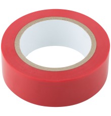 Изолента ПВХ самозатухающая 19 мм х 0,13 мм х 10 м ( красная ) FIT IT