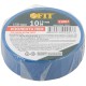 Изолента ПВХ 19 мм х 0,13 мм х 10 м ( синяя ) FIT IT