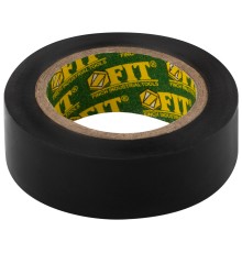 Изолента ПВХ 19 мм х 0,13 мм х 10 м ( черная ) FIT IT