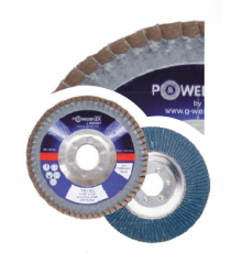 Лепестковые тарельчатые круги G-Wendt Powerflex Корунд Циркония с алюминиевой тарелкой (234132)